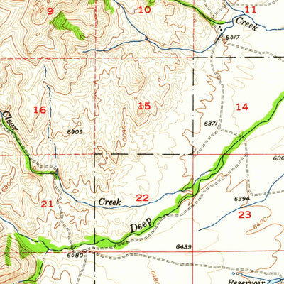 United States Geological Survey Wild Horse, NV (1956, 62500-Scale) digital map
