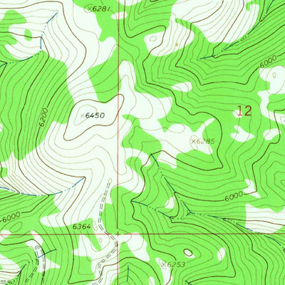 United States Geological Survey Wild Horse Parks, MT (1965, 24000-Scale) digital map