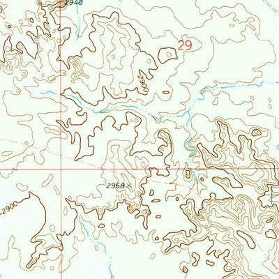 United States Geological Survey Wild Horse Pass SE, MT (1969, 24000-Scale) digital map