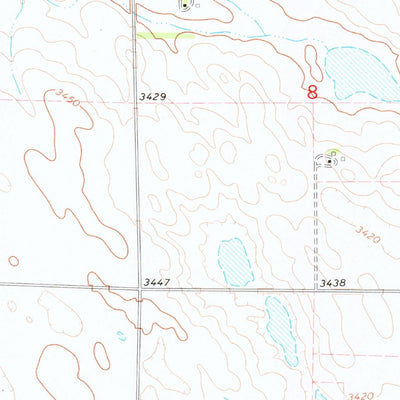 United States Geological Survey Wild Horse Spring, NE (1973, 24000-Scale) digital map