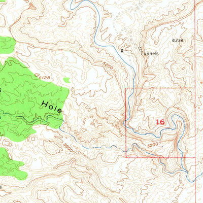 United States Geological Survey Wild Horse, UT (1952, 62500-Scale) digital map