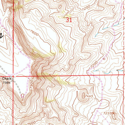 United States Geological Survey Wild Irish Reservoir, WY (1960, 24000-Scale) digital map