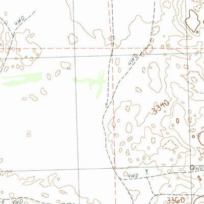 United States Geological Survey Wild Mare Lake, NE (1990, 24000-Scale) digital map