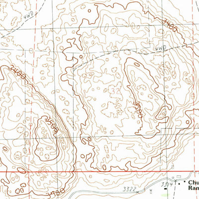 United States Geological Survey Wild Mare Lake, NE (1990, 24000-Scale) digital map