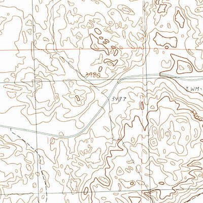 United States Geological Survey Wild Mare Lake NW, NE (1990, 24000-Scale) digital map
