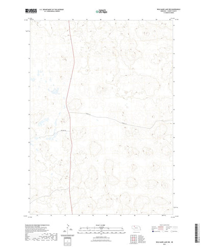United States Geological Survey Wild Mare Lake NW, NE (2021, 24000-Scale) digital map