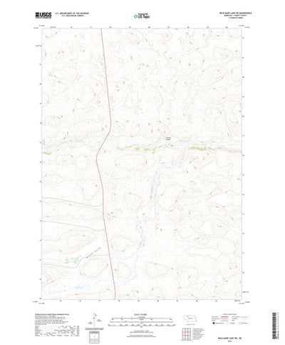 United States Geological Survey Wild Mare Lake SW, NE (2021, 24000-Scale) digital map