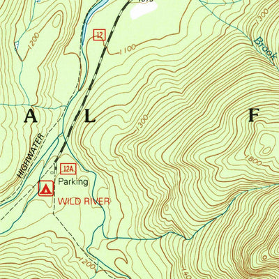 United States Geological Survey Wild River, NH-ME (1995, 24000-Scale) digital map