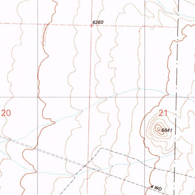 United States Geological Survey Wildcat Canyon, NV (1989, 24000-Scale) digital map