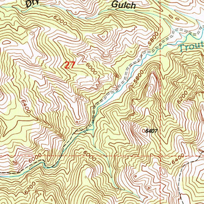 United States Geological Survey Wildcat Draw, MT (2000, 24000-Scale) digital map