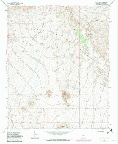 United States Geological Survey Wildcat Hill, AZ (1965, 24000-Scale) digital map