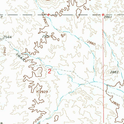 United States Geological Survey Wildcat Hill, AZ (1965, 24000-Scale) digital map