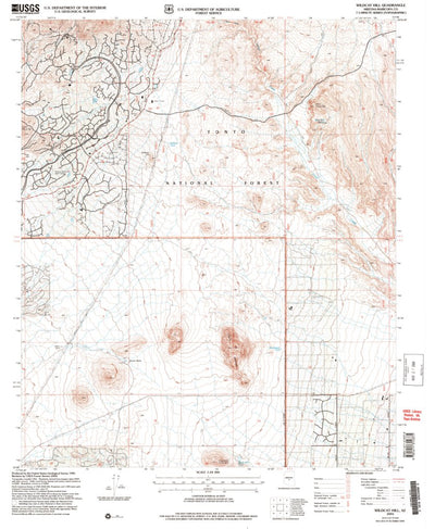 United States Geological Survey Wildcat Hill, AZ (2004, 24000-Scale) digital map
