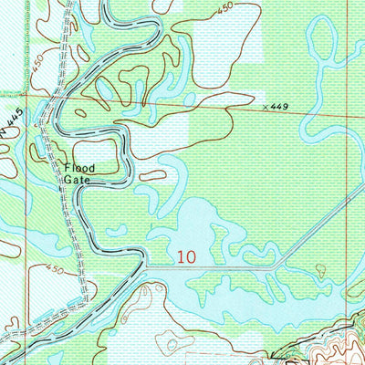 United States Geological Survey Wildcat Lake, IL (1974, 24000-Scale) digital map