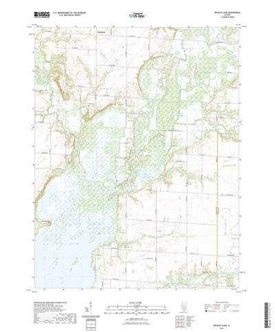 United States Geological Survey Wildcat Lake, IL (2021, 24000-Scale) digital map