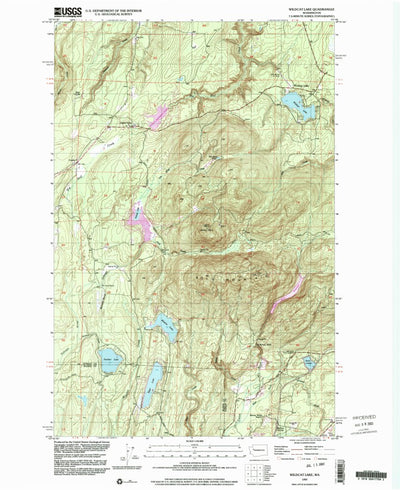 United States Geological Survey Wildcat Lake, WA (1997, 24000-Scale) digital map