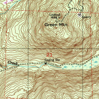 United States Geological Survey Wildcat Lake, WA (1997, 24000-Scale) digital map