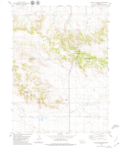 United States Geological Survey Wildcat Mountain, NE (1979, 24000-Scale) digital map