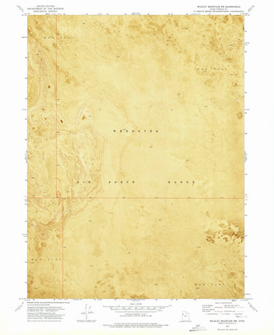 United States Geological Survey Wildcat Mountain NW, UT (1973, 24000-Scale) digital map