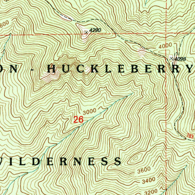 United States Geological Survey Wildcat Mountain, OR (1997, 24000-Scale) digital map