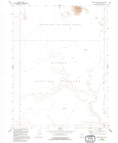 United States Geological Survey Wildcat Mountain SE, UT (1991, 24000-Scale) digital map