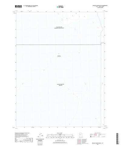United States Geological Survey Wildcat Mountain SE, UT (2020, 24000-Scale) digital map