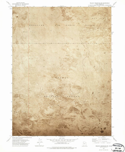 United States Geological Survey Wildcat Mountain SW, UT (1973, 24000-Scale) digital map