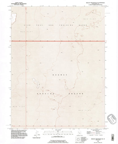 United States Geological Survey Wildcat Mountain SW, UT (1993, 24000-Scale) digital map