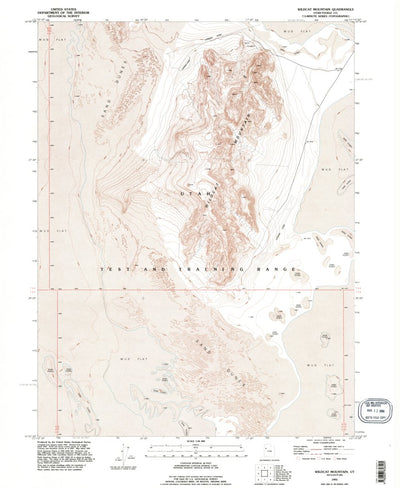 United States Geological Survey Wildcat Mountain, UT (1993, 24000-Scale) digital map