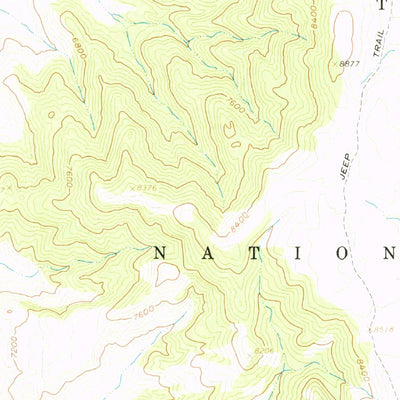 United States Geological Survey Wildcat Peak, NV (1960, 62500-Scale) digital map