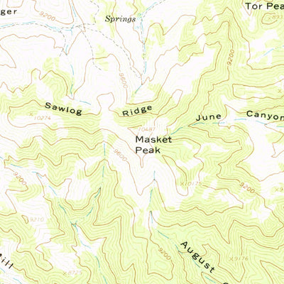 United States Geological Survey Wildcat Peak, NV (1960, 62500-Scale) digital map