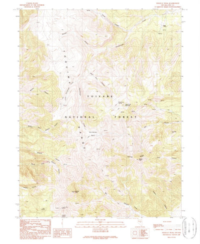 United States Geological Survey Wildcat Peak, NV (1989, 24000-Scale) digital map
