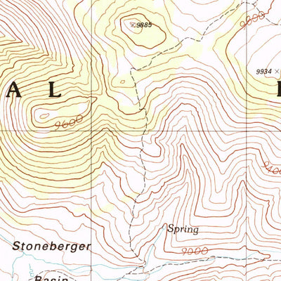 United States Geological Survey Wildcat Peak, NV (1989, 24000-Scale) digital map