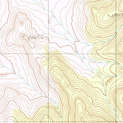 United States Geological Survey Wildcat Peak NW, NV (1989, 24000-Scale) digital map