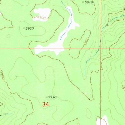 United States Geological Survey Wildcat Ranch, AZ (1971, 24000-Scale) digital map
