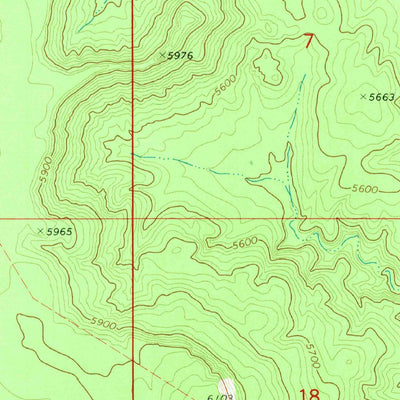 United States Geological Survey Wildcat Ranch, AZ (1971, 24000-Scale) digital map