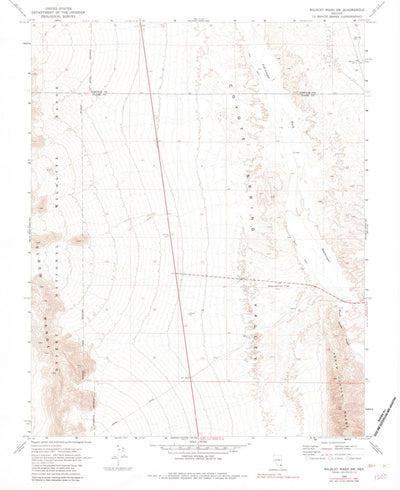 United States Geological Survey Wildcat Wash SW, NV (1969, 24000-Scale) digital map