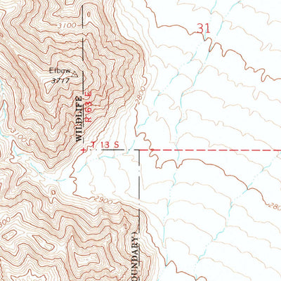 United States Geological Survey Wildcat Wash SW, NV (1969, 24000-Scale) digital map