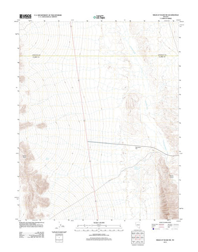 United States Geological Survey Wildcat Wash SW, NV (2012, 24000-Scale) digital map