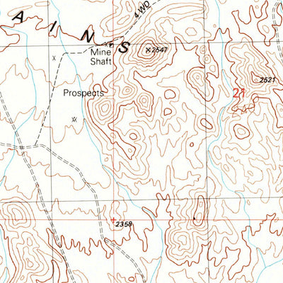 United States Geological Survey Wildcat Well, AZ (1990, 24000-Scale) digital map