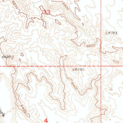 United States Geological Survey Wilderness, WY (1952, 24000-Scale) digital map