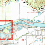 United States Geological Survey Wilderville, OR (1996, 24000-Scale) digital map