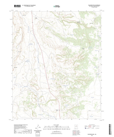 United States Geological Survey Wildhorse Mesa, NM (2023, 24000-Scale) digital map