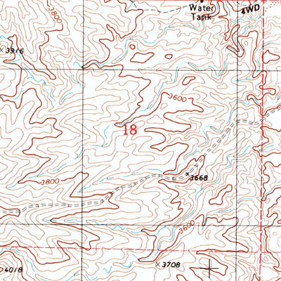 United States Geological Survey Wildhorse Mountain, AZ (1996, 24000-Scale) digital map