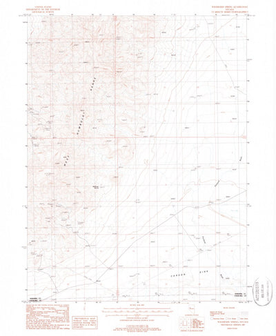 United States Geological Survey Wildhorse Spring, NV (1987, 24000-Scale) digital map