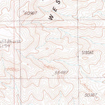 United States Geological Survey Wildhorse Spring, NV (1987, 24000-Scale) digital map