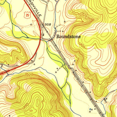 United States Geological Survey Wildie, KY (1953, 24000-Scale) digital map