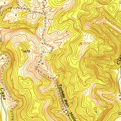 United States Geological Survey Wildie, KY (1953, 24000-Scale) digital map