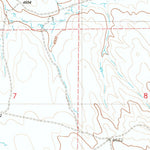United States Geological Survey Wildlife Draw West, WY (1982, 24000-Scale) digital map