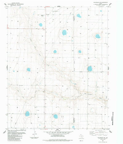 United States Geological Survey Wildorado SW, TX (1984, 24000-Scale) digital map